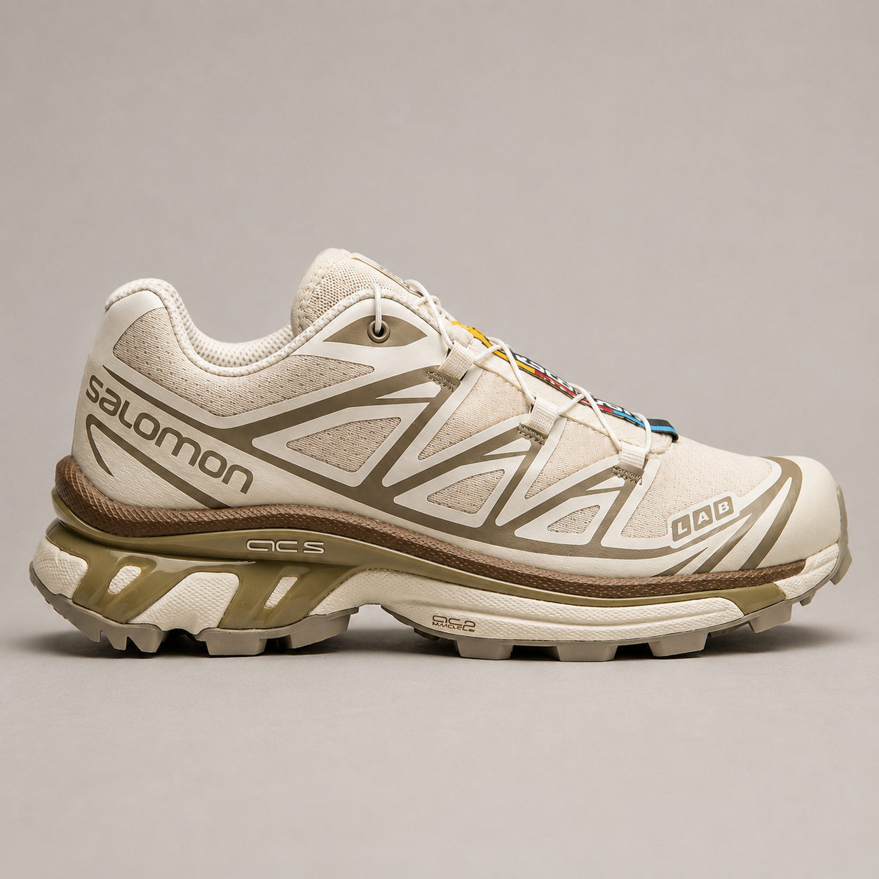 XT-6 Sand Beige – Crème / Olive