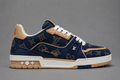LV Trainer Denim Sunset – Bleu Denim / Beige