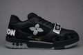LV Trainer Black Monogram Flower – Noir / Gris