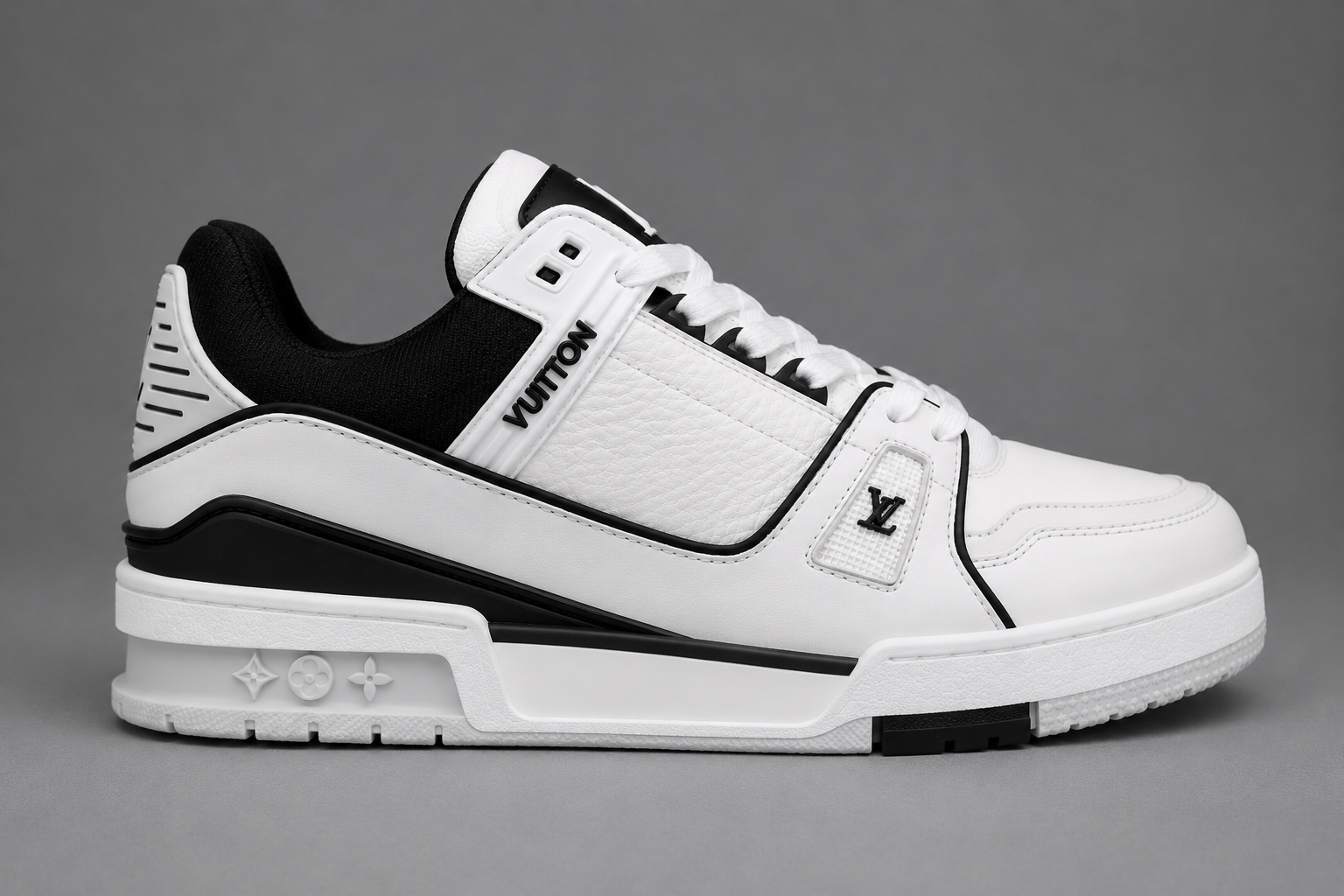 LV Trainer Panda – Blanc / Noir