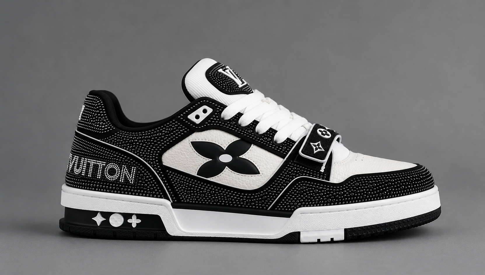 LV Trainer Crystal Black – Noir / Blanc