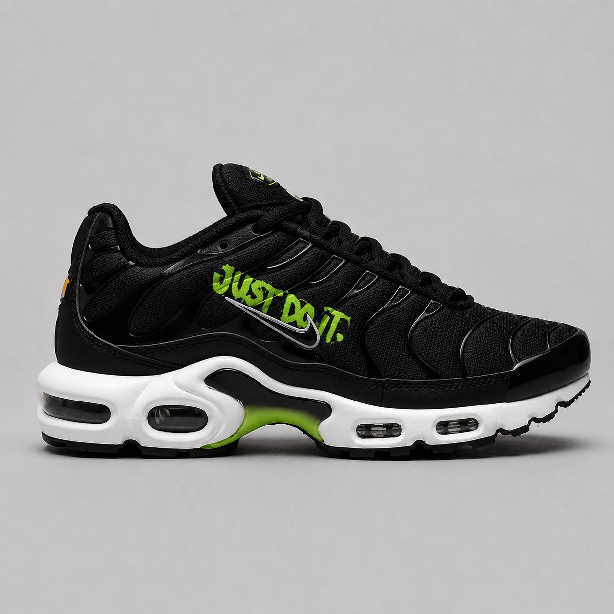 TN Junior Just Do It – Noir / Vert Fluo / Blanc