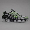 Shox TL Grey Green – Gris / Vert Volt / Noir