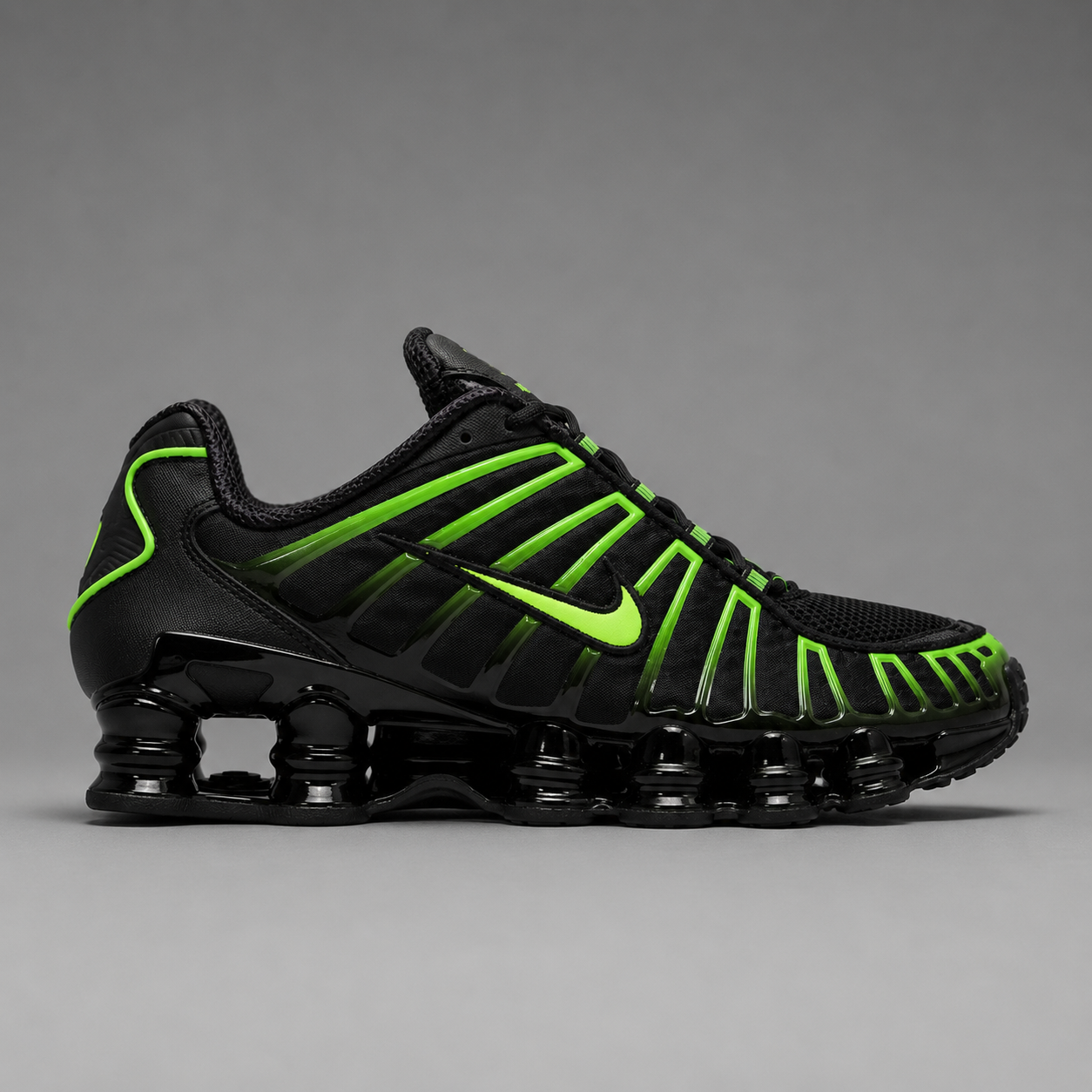 Shox TL Volt Black – Noir / Vert Volt