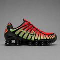 Shox TL Sunset Volt – Rouge Sunset / Vert Volt / Noir