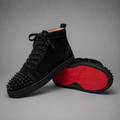 Louis Spikes Montante Triple Black – Noir Total / Rouge