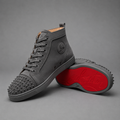 Louis Spikes Montante Grey Matte – Gris Anthracite / Rouge