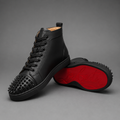 Louis Spikes Montante Triple Black Matte – Noir Total / Rouge
