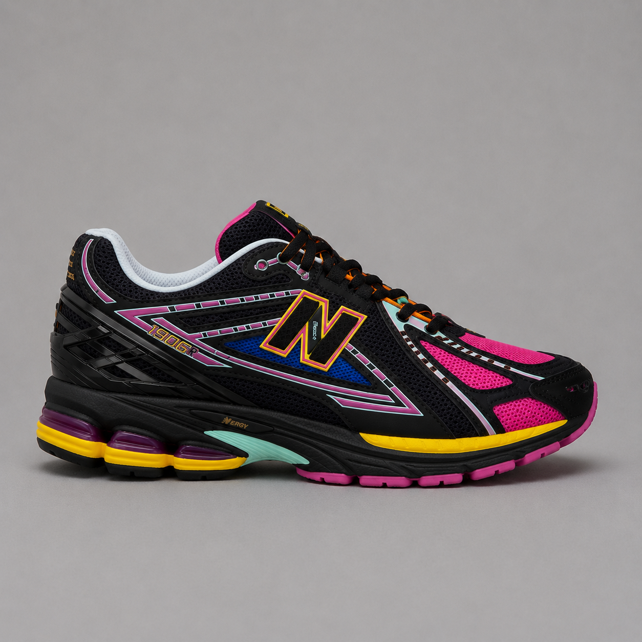 1906R Black Neon – Noir / Rose / Jaune