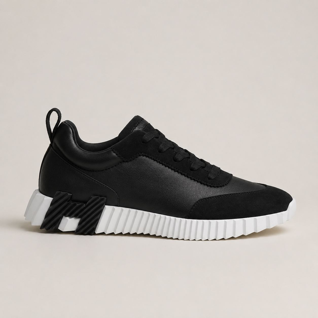 Bouncing Cuir – Noir / Blanc