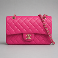 Classic Flap Hot Pink – Chaîne Dorée