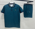 Ensemble Classic Fit Jacquard Monogramme – Bleu/Vert Premium