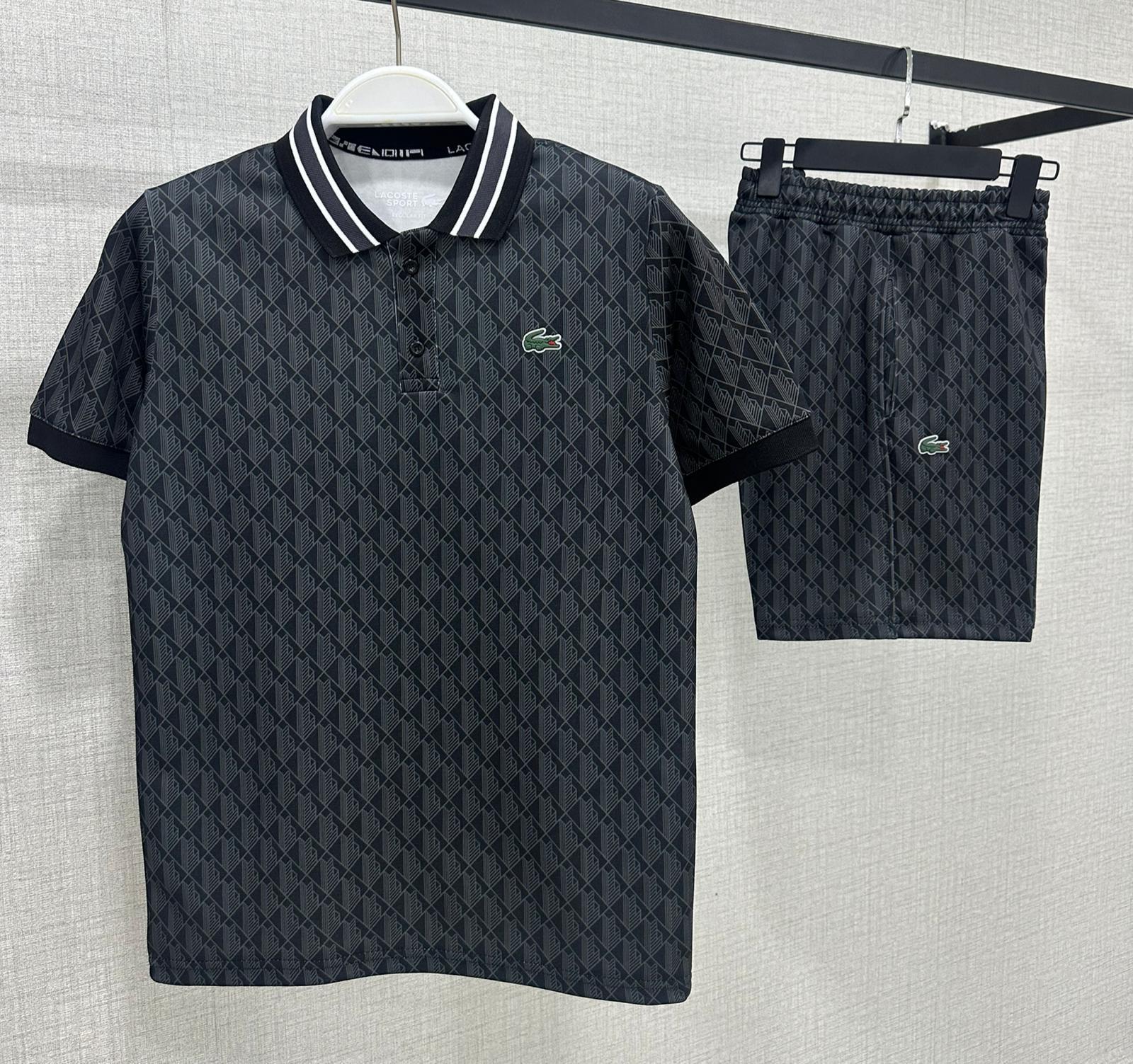 Ensemble Classic Fit Jacquard Monogramme – Noir Premium